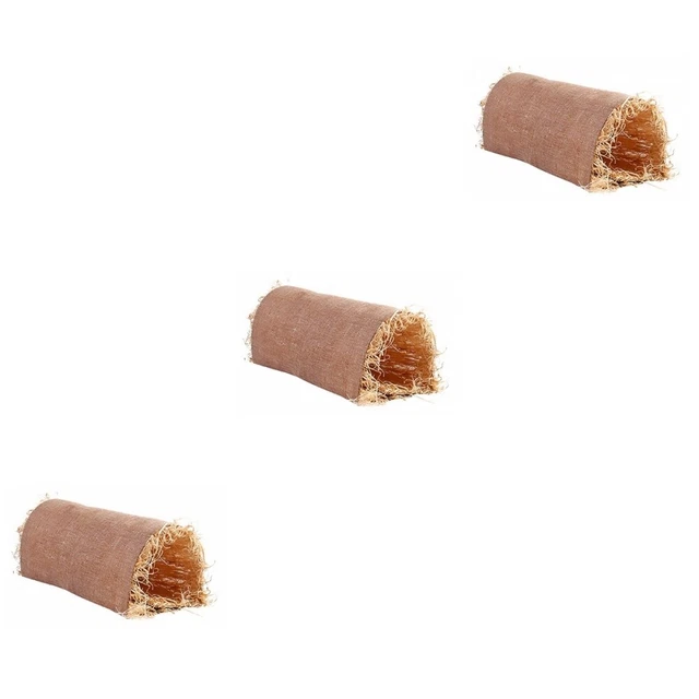 3 piezas Hermoso Nido de Hámster Conejo Túnel para Dormir Chinchilla Conejo Nido
