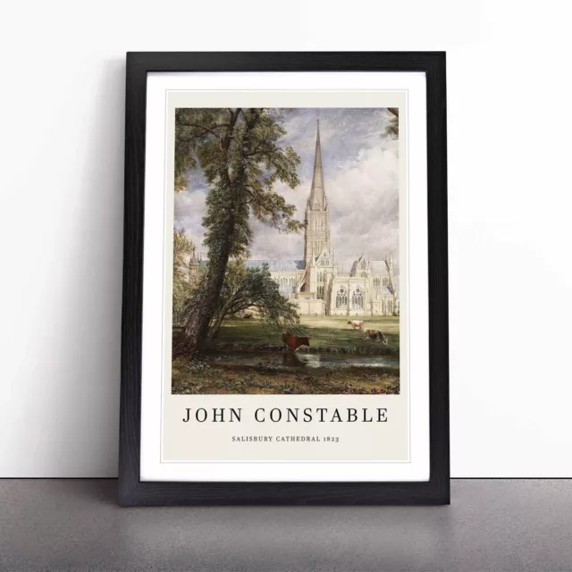 Salisbury Cathedral Vol.1 By John Constable Wall Art Print Framed Canvas Picture