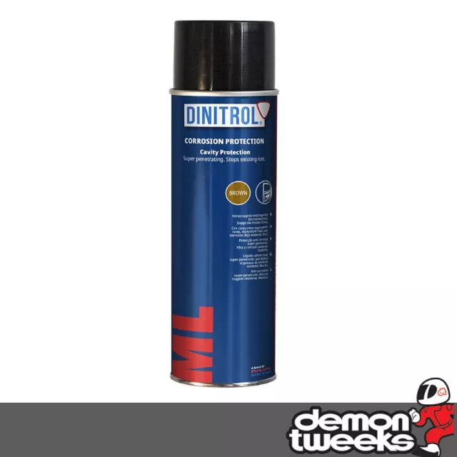 Dinitrol ML Penetrating Car Chassis Rust Proofing Cavity Wax - 500ml Aerosol