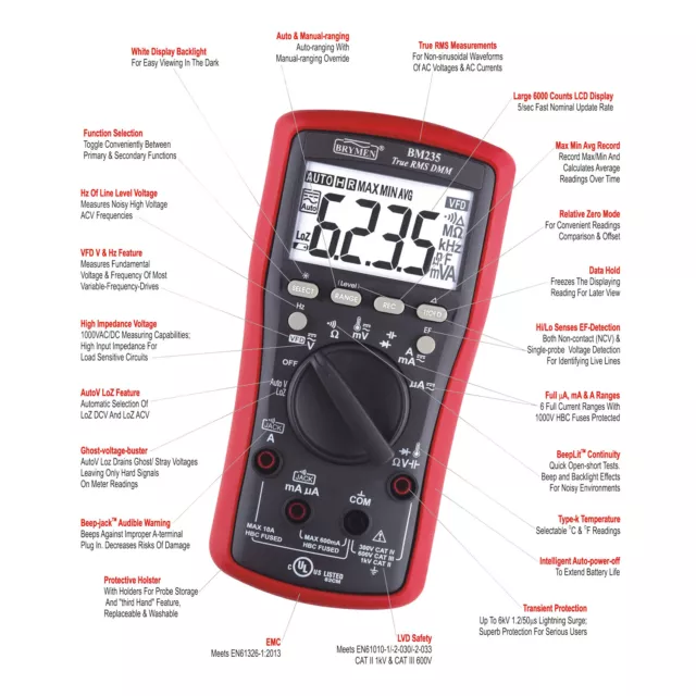 Brymen BM235 Digital Multimeter 2