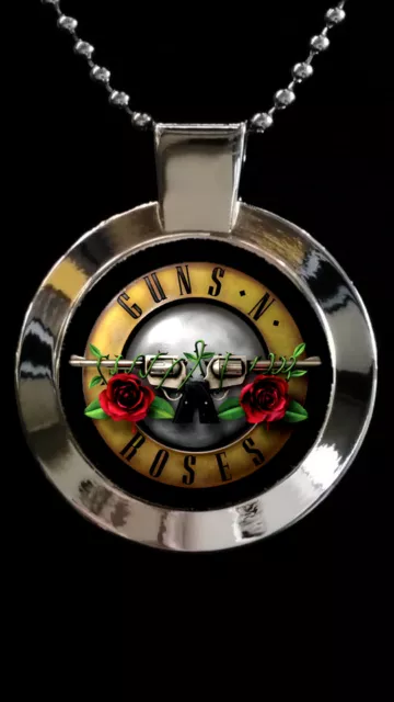 Guns N Roses Necklace birthday gift collectable christmas jewelry concert