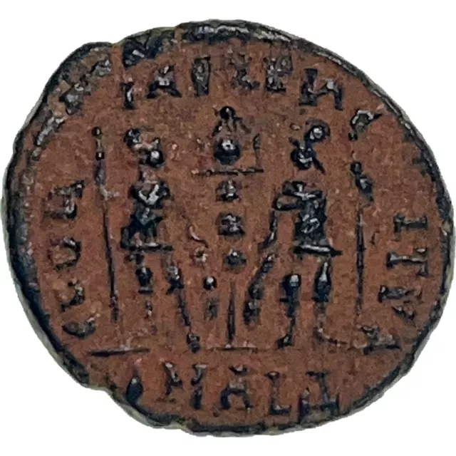 ROME. 337, Æ Follis - Constantius II, GLORIA EXERCITVS, Alexandria, SMANΔ