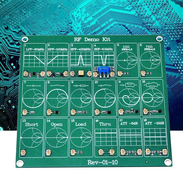 Kit De Démonstration HF Pour Analyseur De Réseau - Filtres (LPF, HPF, BPF, BSF)