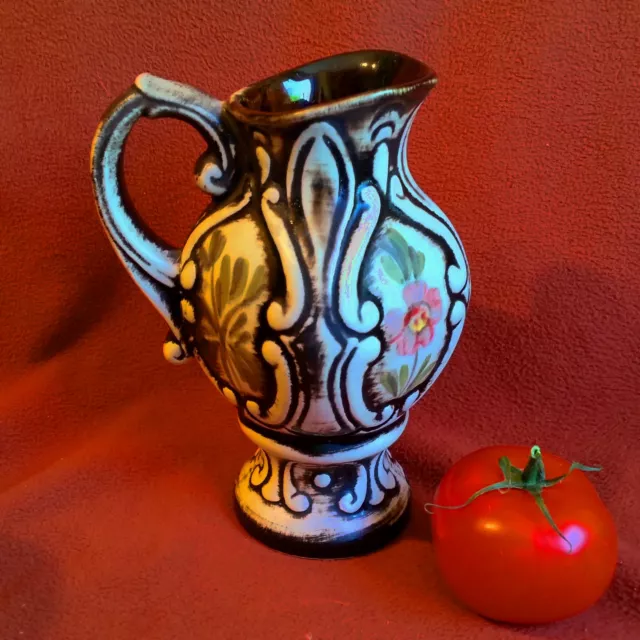 Seltene Vase handgearbeitetes Kleinod Bay Keramik 50er 60er Jahre 621 17