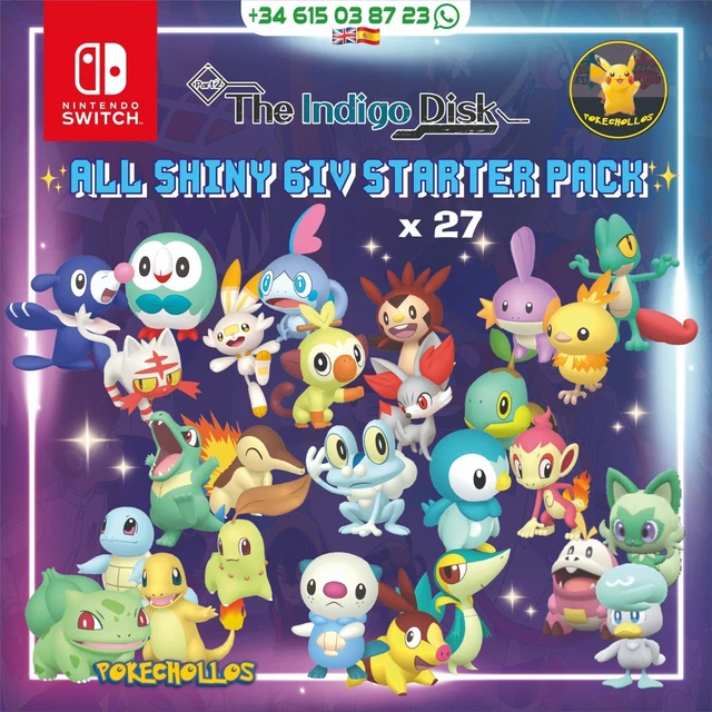 Inkay Uovo Lucido 6 Iv Pokemon Viola Scarlatto Disco Indaco Personalizzato - Foto 2