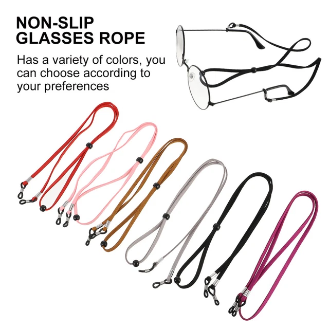 6 Pcs Glasses Neck Strap Adjustable Glasses Lanyard Eyeglass Lanyard Sports 2