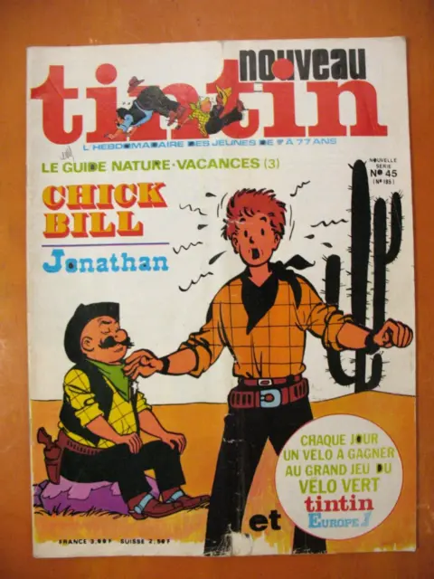 Le Journal de TINTIN N° 45 du 20/07/1976-Chick Bill. Jonathan