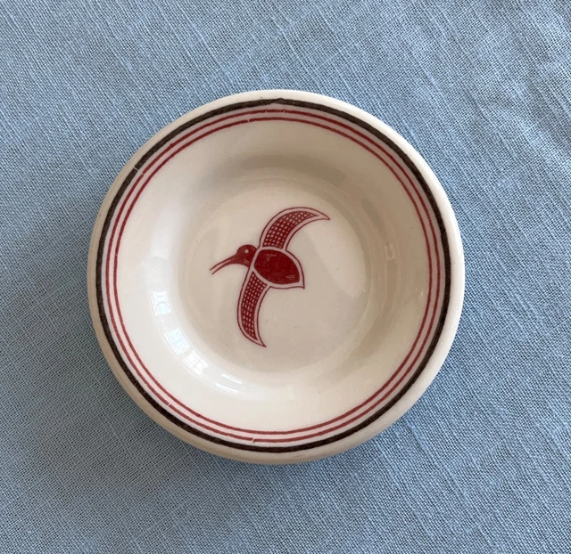 Santa Fe Railroad Dining Car Service  Mimbreno Restaurant Ware Butter Pat