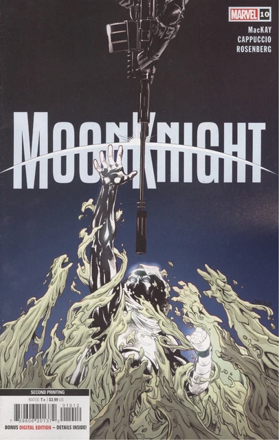 Moon Knight #10 2Nd Printing Cory Smith Variant Vf/Nm Marvel Hohc 2022