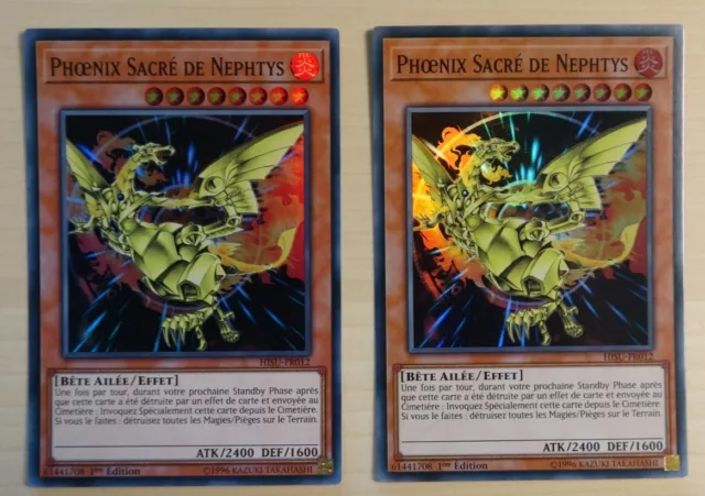 Yu-Gi-Oh! Phoenix Sacré de Nephtys (Nephthys) : HISU-FR012 -VF/Super Rare *2