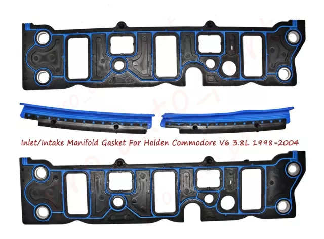 Inlet/Intake Manifold Gasket For Holden Commodore V6 3.8L 1998-2004 VT VU VX VY