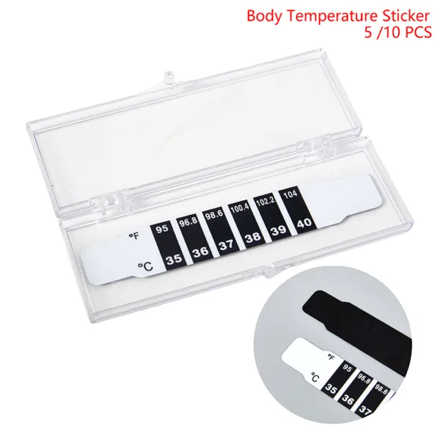 Pegatina de termómetro de frente suministros para medir la temperatura corporal para bebé fiebre y
