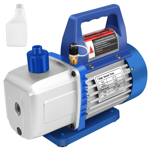 4CFM Vakuumpumpe Kompressor Pumpe 1/3HP Unterdruckpumpe Klimaanlage Pumpe 4CFM Vakuumpumpe Kompressor Pumpe 1/3HP Unterdruckpumpe Klimaanlage Pumpe