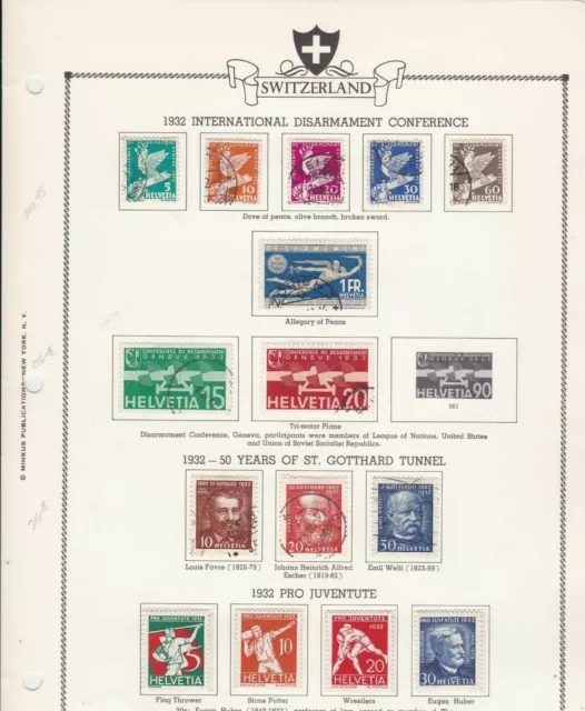 Switzerland Stamps Ref 14585