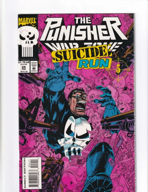 THE PUNISHER WAR ZONE #24 1994 MARVEL COMIC BOOK Bag/Boarded
