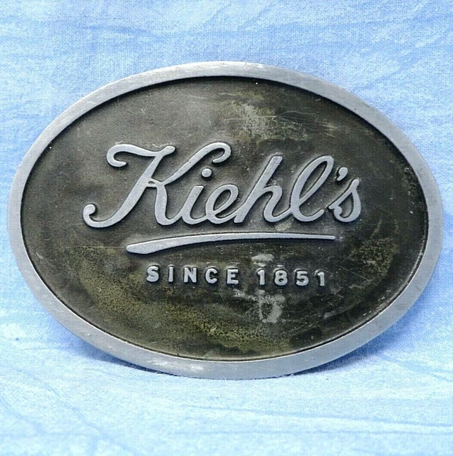 Vintage Kiehl's Promo Belt Buckle - Skincare - Since 1851.................PCB382