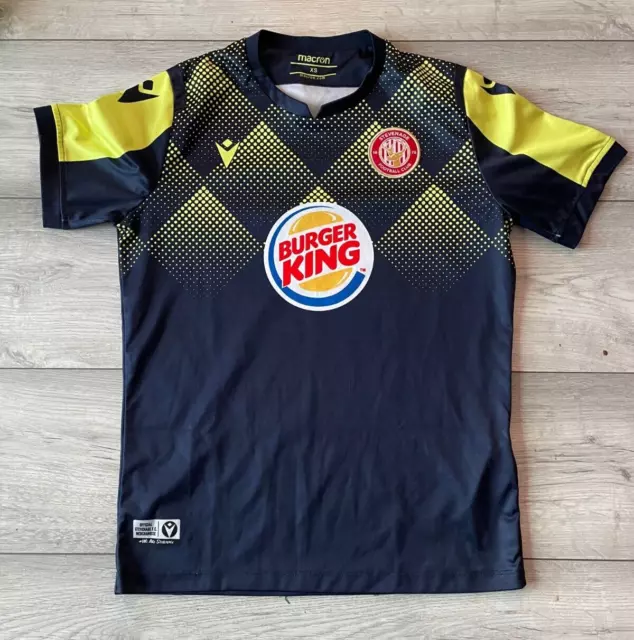 Stevenage FC 2020 2021 Away Shirt Football Boro Burger King Child 12-13 Yr kit