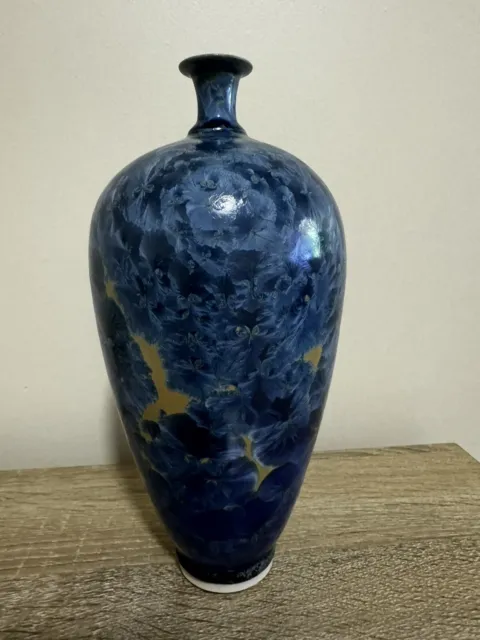 Ted Secombe Crystalline Glaze Australian Pottery Studio Ceramic Artist Vase