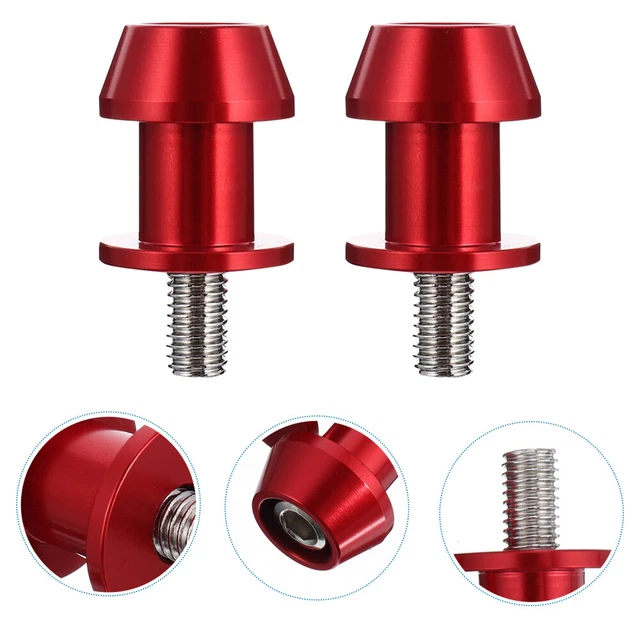 2 pz accessori moto alluminio protezione oscillante parti moto