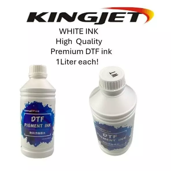 WHITE INK (1L of each bottle) ! DTF premium Quality ink for dtf