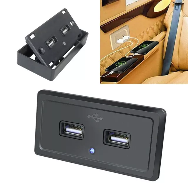 3.1A Dual USB Port Schnellladegerät Steckdose Steckdosenleiste 12V Motorrad Auto