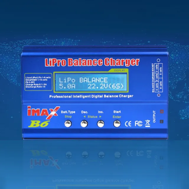 Pack chargeur 100W AC/DC + 2 batteries LiPo 2S 7,4V 7600mAh 25C HARD CASE