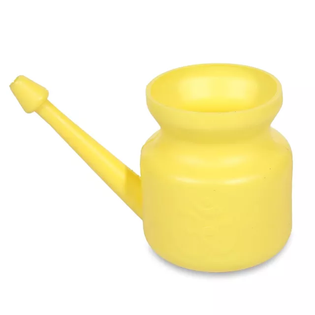 Jal neti pot 400 ML Rond pour Sinus Eau Capacité - Jaune 2