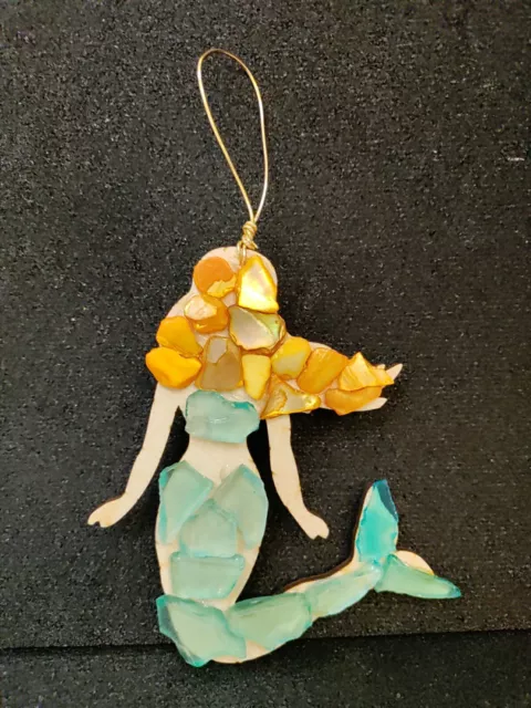 Mermaid Sea Glass Ornament