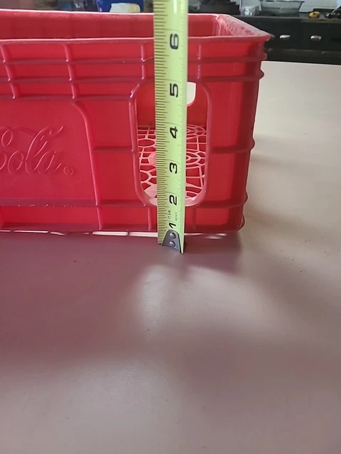Vintage Red COCA COLA Crate Property Of Coca-Cola Florida 11.5"x15.25"x5.75"