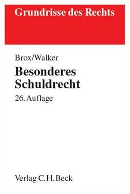Besonderes Schuldrecht - Hans Brox