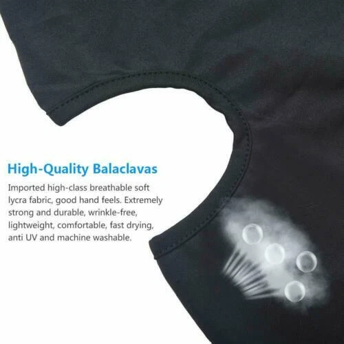 3 X Gesichtshaube Balaclava Winter Sturmhaube Fahrrad Motorrad Ski Schlauchtuch 4