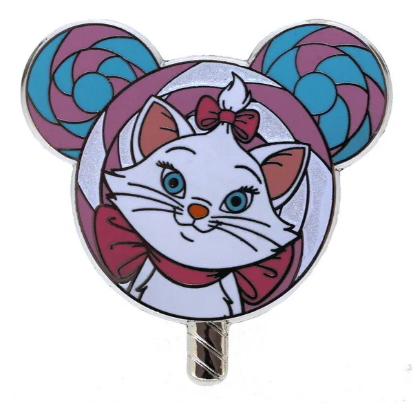 2017 Disney HKDL Lollipop Mystery Tin Collection Marie Pin Rare