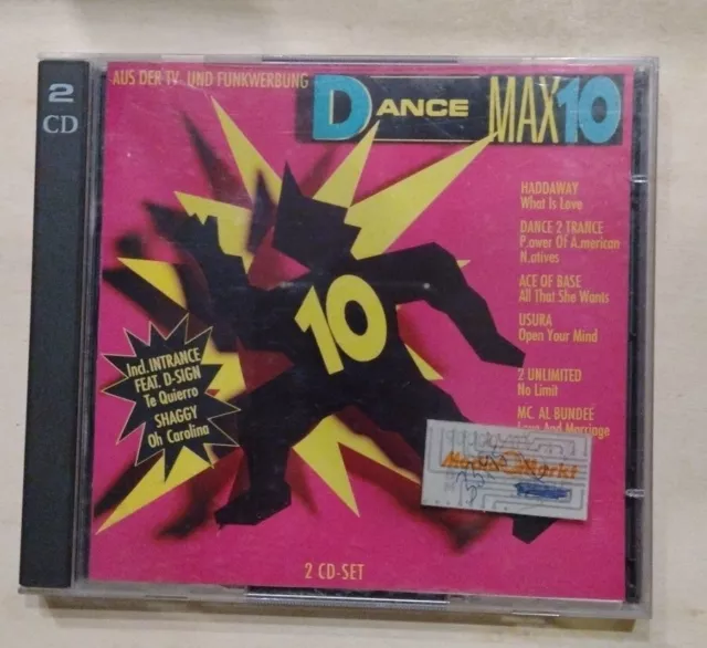 CD Sampler Dance Max Vol. 10 Doppel CD 1993