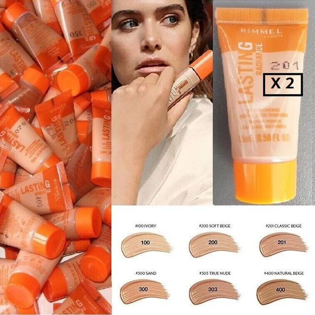 RIMMEL LASTING RADIANCE Fond de teint Voyage 30ml (2 x 15ml) 201 Classic Beige