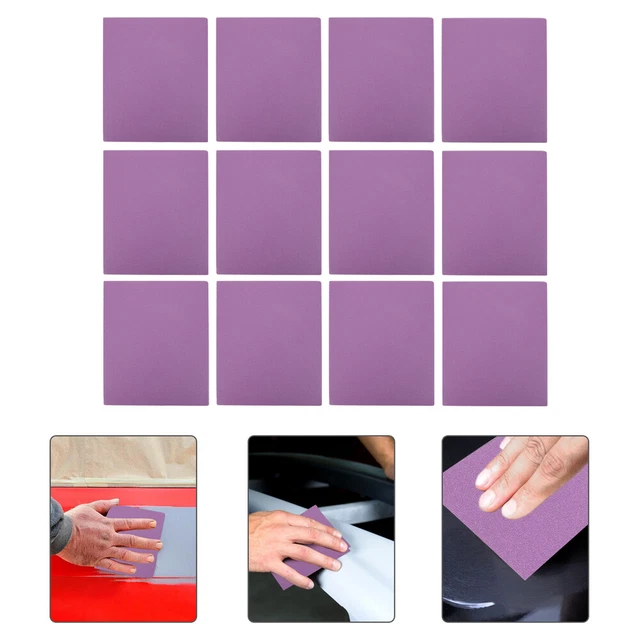 12 pcs meubles de meuble de meulage papier polissage papier étanche papier