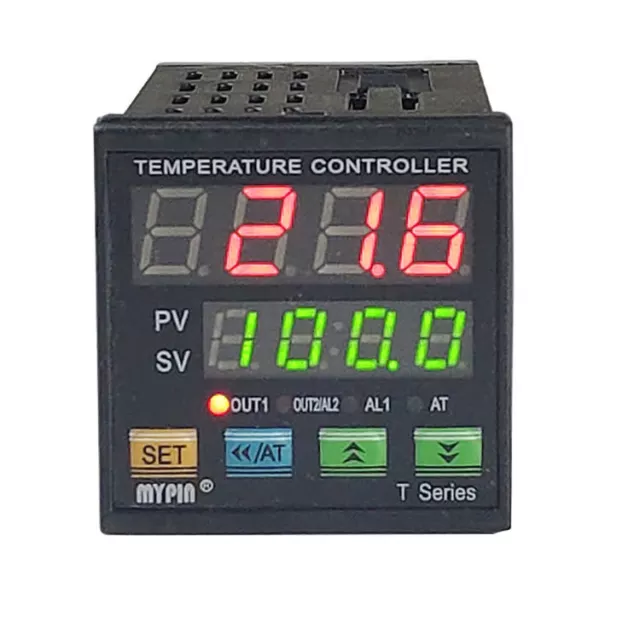 TA series Digital PID Temperature Controller 90-265V AC/DC TA4-SSR