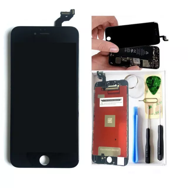 Black iPhone 6S Plus 5.5" LCD Display Screen Digitizer Assembly Replacement set