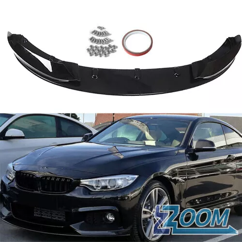 Pour BMW 4 Series F32 F33 F36 Noir Spoiler Lèvre Lame Jupe Pare-Choc Avant