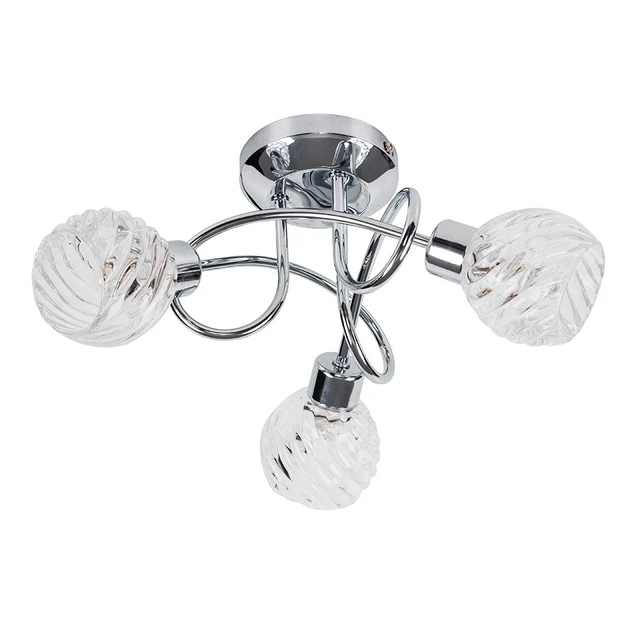 Deckenleuchte Armatur Modern 3 Wege Chrom Deckenstrahler Küchenleuchten Lampe