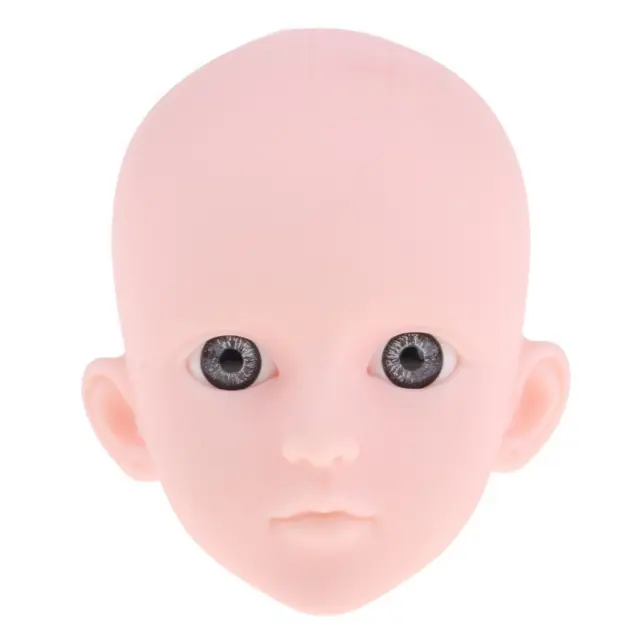 1/4 weiblicher bjd Puppenkopf sculpt mit grauen Augen Kugel-verbundenen