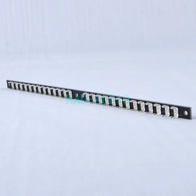 1pc Terminal Strip 240x9mm Turret Tag 26Pins Board Point to Point Audio Amp DIY
