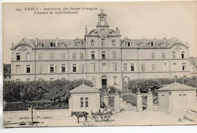 NANCY - Meurthe et Moselle - CPA 54 - Institution Jeunes Aveugles Santifontaine