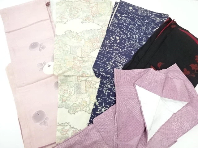 39807# Japanese Kimono / Antique Kimono / Set Of 5