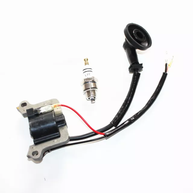 Ignition Coil (T027) + L7T Spark Plug 43cc 47cc 49cc Mini PIT Pocket Quad Dir...