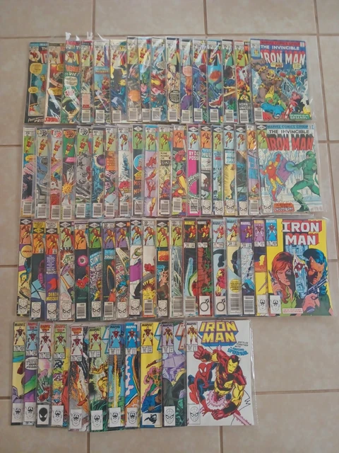The Invincible Iron Man Huge 65 Issue Lot 1972-1988 Marvel Comics Bronze Age