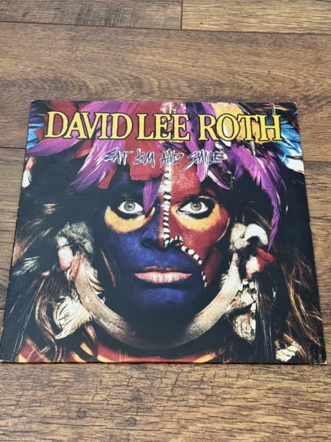 David Lee Roth Eat 'Em And Smile 925470-1  Vinyl Notch.  Steve Vai Billy Sheehan