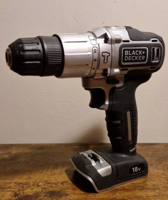 BLACK+DECKER BCD700S 18V Cordless 2 Gear Hammer Drill Main Body Bare Unit