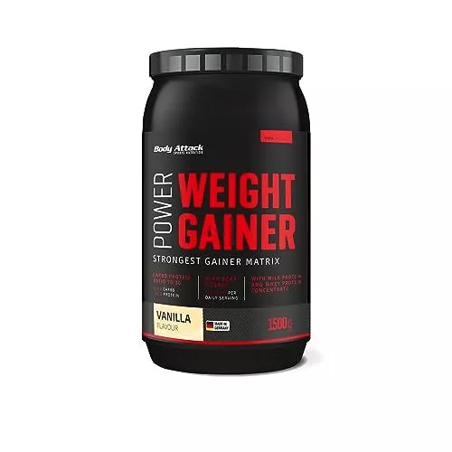 Body Attack Power Weight Gainer - 100% prise de masse glucides et protein pow...