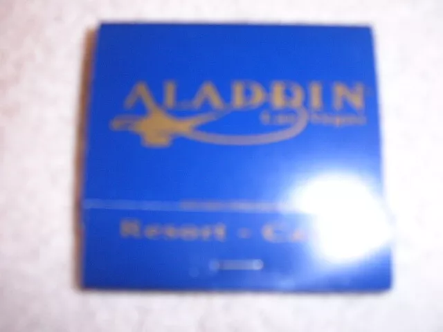 Rare Vintage ** Aladdin ** Old Las Vegas Hotel & Casino Matchbook + 29 Matches