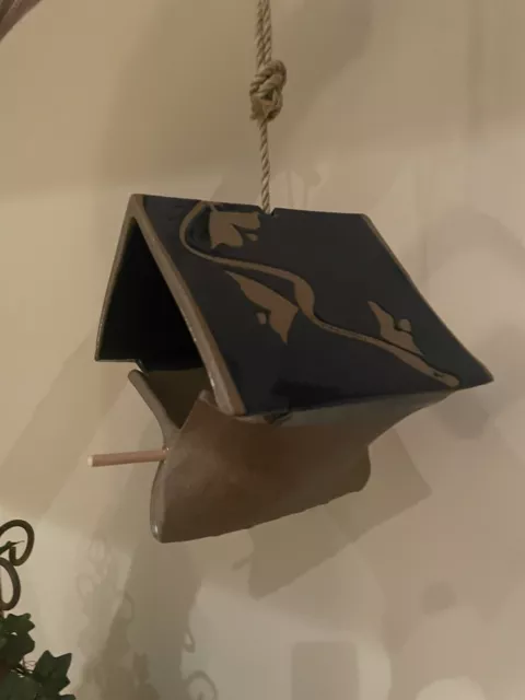Texturized Cement Bird House